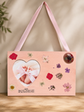 Forever Held Floral Heart Plaque with Cremation Pendant