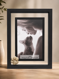 Forever Held Pet Memorial Frame with Paw Keepsake